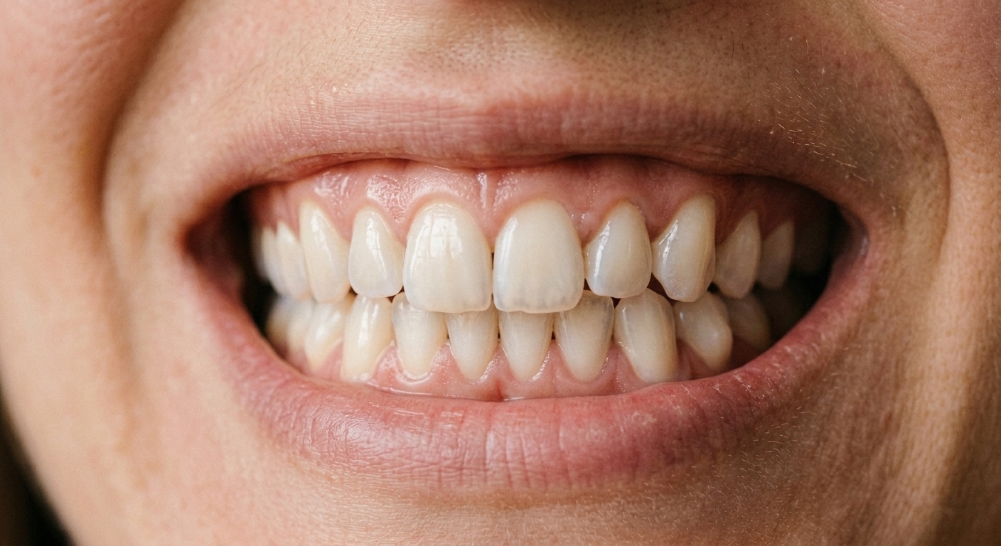 Freshly polished to a natural, healthy shade, never a harsh one.